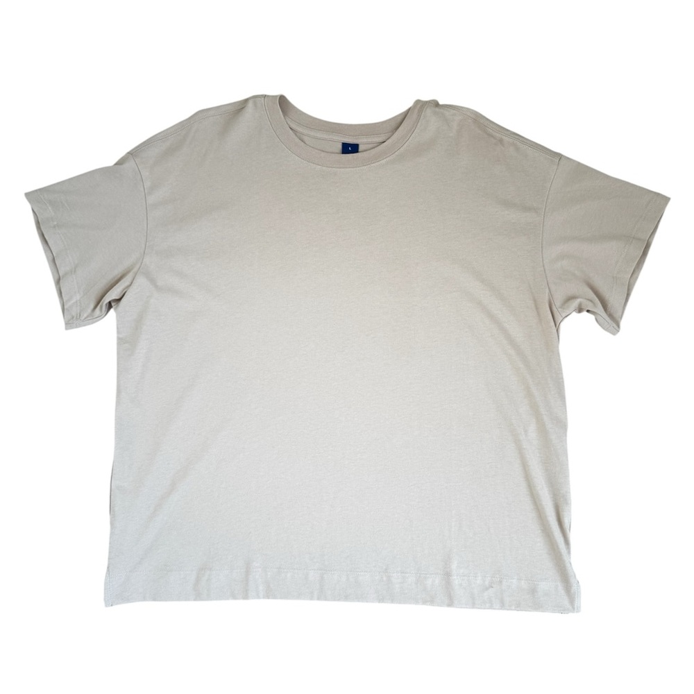 Old Navy Women’s  Light Beige Short Sleeve Basic Tee